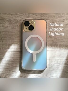 Waterfall iPhone 15 phone Case Cover Holographic Soft/hard iridescent MagSafe